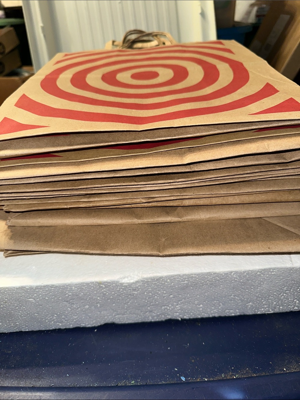 Twenty Target paper bags
